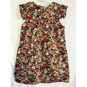 Mabo Boutique Floral Dress Girls 6/7 Cottagecore Prairie Style